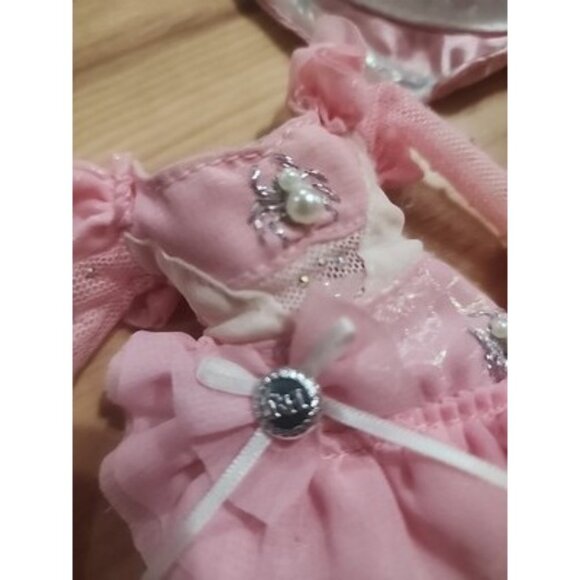 Bella Parker Rainbow High Heel Spider Dress Pink Outfit Dress Clothes Lace Tight - Picture 8 of 9